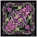 Day of the Dead Pink Paisley Skulls Bandana 21"X21"
