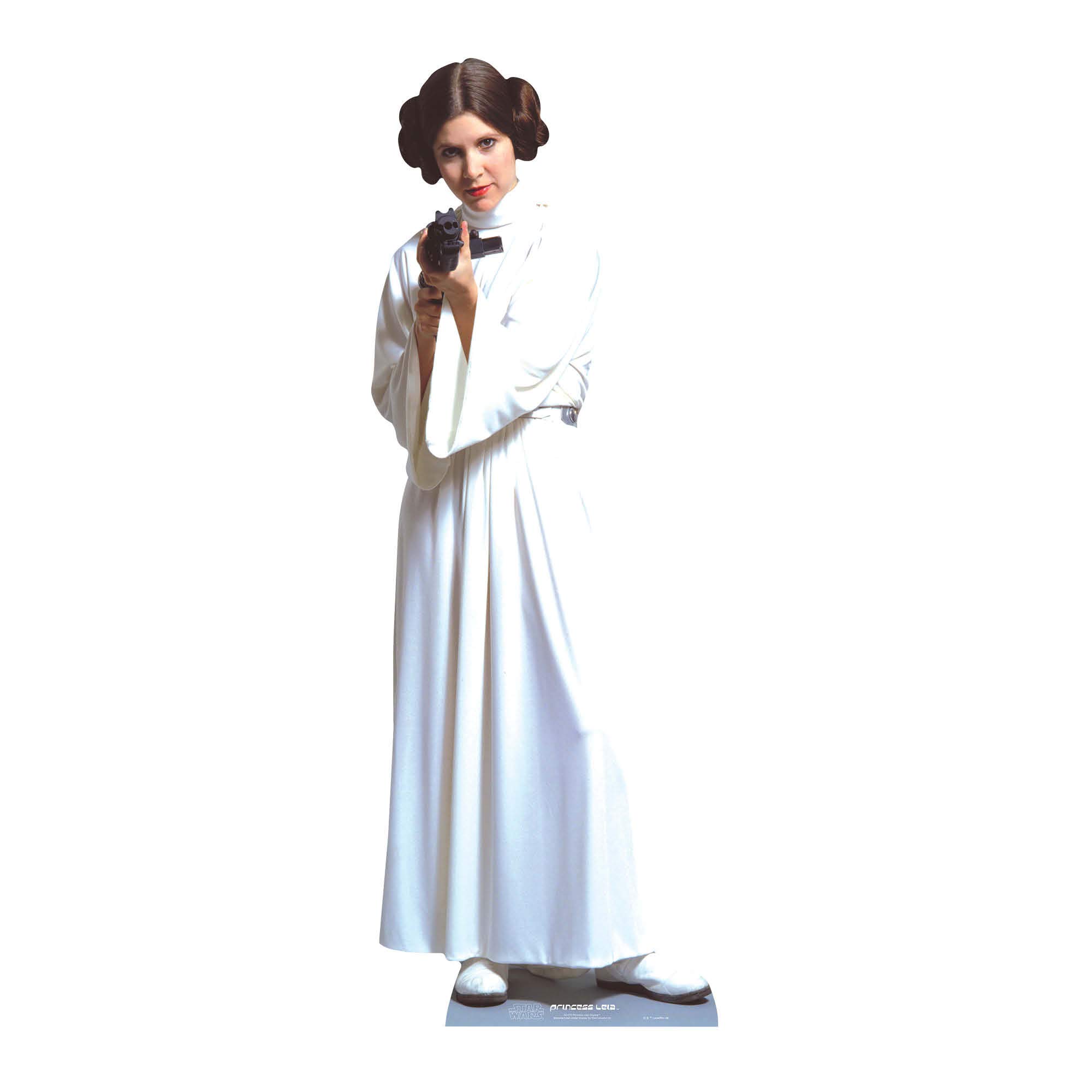 STAR CUTOUTS SC470 Princess Leia Lifesize Cardboard Cutout: Ideal for Star Wars Fans and Collectors; Perfect Star Wars Gift