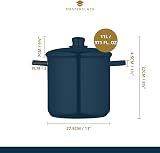 MasterClass Stock Pot 11L with Lid Induction Stainless Steel Silver view 3