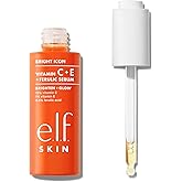 e.l.f. SKIN Bright Icon Vitamin C + E + Ferulic Serum, Brightening & Soothing Face Serum, Helps Even Skin Tone, Vegan & Cruel