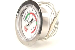 Cooper-Atkins 7112-01-3 Vapor Tension Panel Thermometer with Front Flange, NSF Certified, -40/60°F Temperature Range