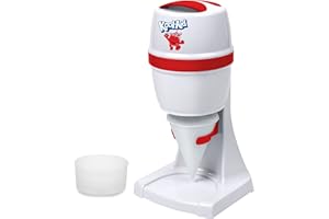 Nostalgia Kool-Aid Shave Ice & Snow Cone Maker, Includes Reusable Cup and Two Ice Molds, Stainless Steel Blades, Makes Margar