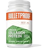 Unflavored Collagen Protein Powder, 18g Protein, 42.3 Oz, Value Size, Bulletproof Grass Fed Collagen Peptides and Amino Acids