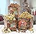 Benevelo Gifts 3 Tier Gourmet Nuts & Snacks Holiday Gift Set (Popcorn, Bark & Nuts)