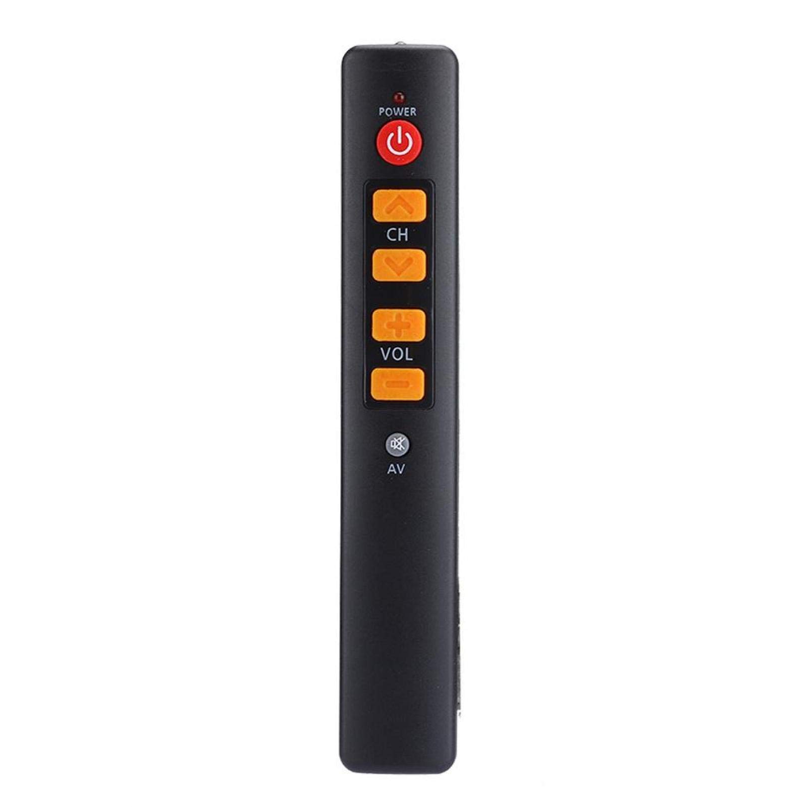 Socobeta Universal Remote Control Replaecment Learning Smart Controller with Big Buttons for TV STB DVD(Orange)