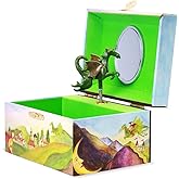 Enchantmints Playful Dragon Musical Jewelry Box for Girls & Boys Dragon Spins to "The Sorcerer's Apprentice" Treasure Storage