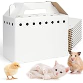 Disposable Cardboard Pet Carrier for Small Animals-12 Pack