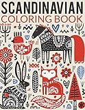 Scandinavian Coloring Book: Natural, Simple, Stress