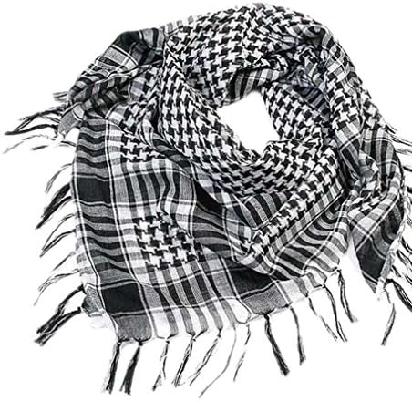 Women Men Arab Shemagh Keffiyeh Palestine Scarf Rawdah Shawl Wrap Unisex Fashion