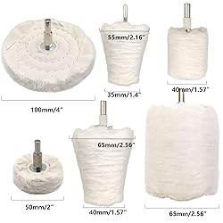 Tworider 11 pcs Buffing Wheel for Drill, Buffing
