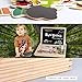 Wooden Magnetic Easel Educational Alphabet Numbers Jigsaw Puzzle Games Double-sided Drawing Board for Preschool Kids Learning