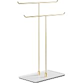 Josmimic Necklace Stand – Gold Metal Jewelry Organizer Holder For Home Decor, 14.6 Inch Tall - View #10