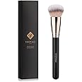 TEOYALL Domed Cheek Brush, Medium Precision Brush Head with Dense Synthetic Bristles for Contour Bronzer Blush with Loose Powder Cream