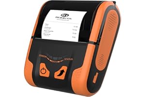 Rongta Portable 80mm POS Printer, Mobile Thermal Receipts Printer, USB&Bluetooth Connection, Compatible with Android Phone, Do Not Square/Ipad/Computer/Android Tablet(RPP300)