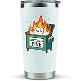 Niduilef Birthday Gifts for Women Men 20 OZ Stainless Steel Tumbler-Funny Office Gag Secret Santa Gift