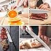 Pro Chefs Knife Set - 8 inch Professional Kitchen Sharp German High Carbon Stainless Steel for Cutting Slicing Chopping - Ergonomic Handle and Hand Guard Finger Protector