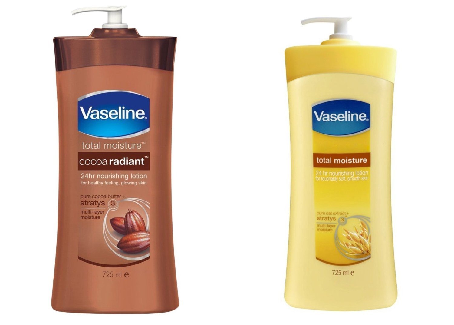 vaseline total moisture 24 hr nourishing lotion 400ml