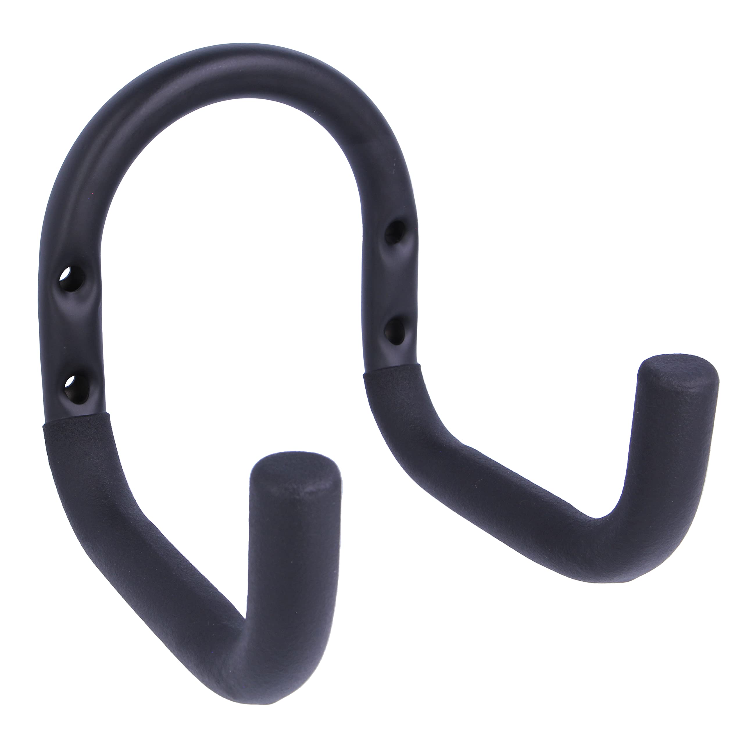 Amig - Hook for Hanging Tools - Wall mounting Bracket - Zinc Plated Steel - Non-Slip Rubber Coating - Load Capacity 60 kg - Ideal for Bicycles and Garden Tools