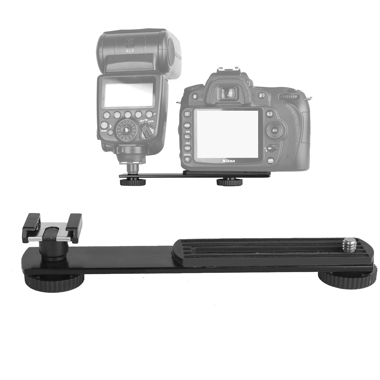 Crazefoto Straight Camera Flash Bracket 1/4\