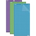 Ecraft - Set 3 Tappetini Da Taglio Per Cricut Explore/Air/Maker - StrongGrip, StandardGrip, LightGrip, 305x610 Mm