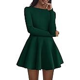 PRETTYGARDEN Fall Cocktail Dresses for Women Elegant Classy Wedding Guest 2026 Long Sleeve Homecoming Party A Line Mini Dress