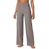 G4Free Wide Leg Pants Yoga Pants with Pockets for Women Work High Waist Lounge Sweatpants Dress Pants Petite/Regular/Tall