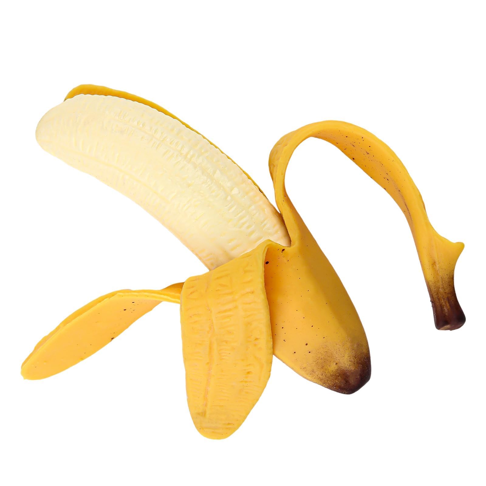 Anboor Banana Squishy Toy Simulation Banana Stress Relief Fidget Toy Stress Balls for Adults Office Desk Squeeze Toys for Kids