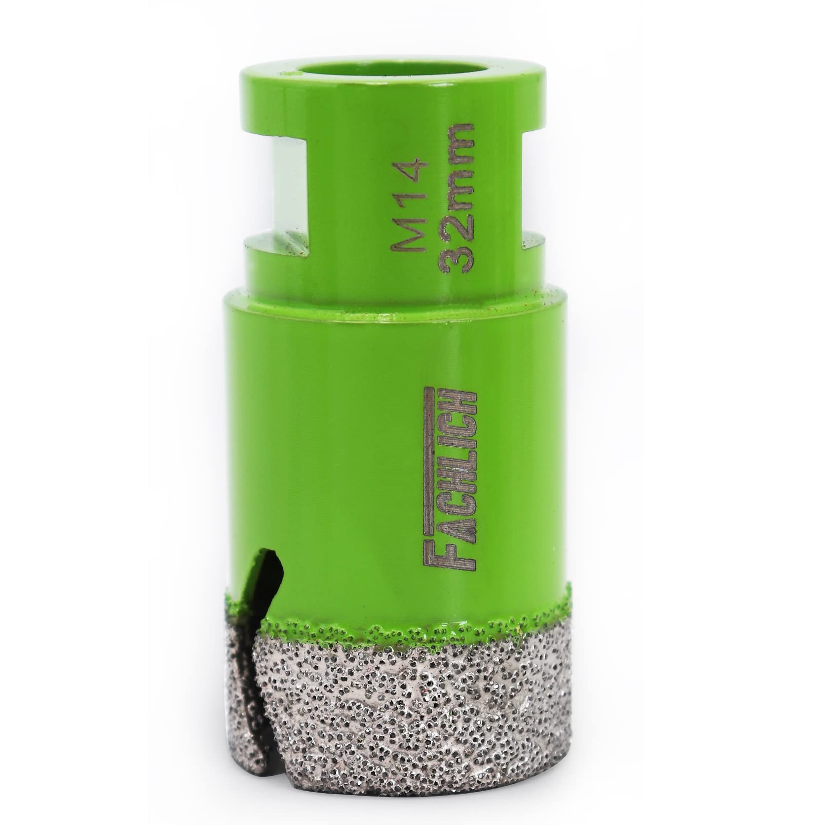 FACHLICH Diamond Core Drill Bit 32mm Porcelain Hole Saw Vacuum Brazed for Porcelain Tile Ceramic Granite Marble — image 1