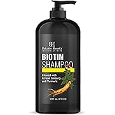 Botanic Hearth Biotin Shampoo | Infused With Korean Ginseng & Turmeric For Stronger, Thicker | Looking Hair | Sulfate & Paraben Free | 16 Fl. Oz
