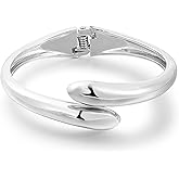 Joya Love Gold Bangle Bracelets For Women Twisted Statement Thick Gold Plated Bangle Irregular Shaped Elegant Bracelet For Women