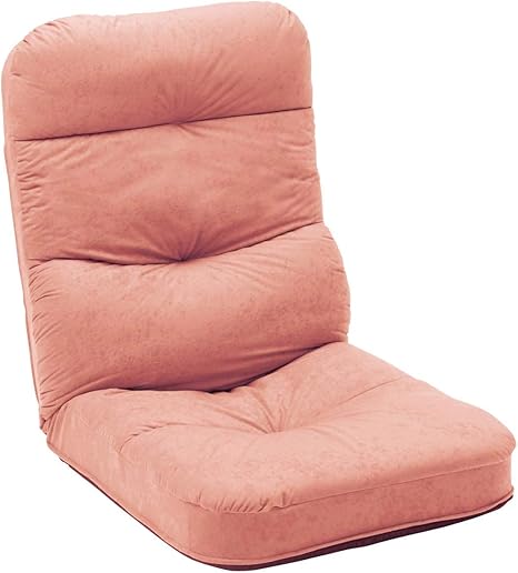 Amazon Co Jp ベルメゾン 座椅子 新生活 おしりにフィットする 腰楽 椅子 ピンク ゆったり ホーム キッチン