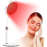 Red Light Therapy with Base for Face and Neck, 140LEDs Therapy Red Light for Body, 660nm Red Light Therapy Lamp with Adjustable Height