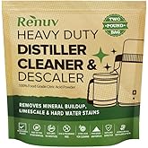 Renuv&reg; Citric Acid for Cleaning &amp; Descaling Water Distillers, 2LB Bulk | Powder Descaler For Distillers, Kettles, Pots, Boilers, Dispensers, Removes Limescale, Mineral Buildup, Hardwater Stains