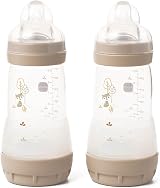 MAM Easy Start Anti-Colic Bottles 2-Pack 260ml Self-Sterilising Medium Flow T3