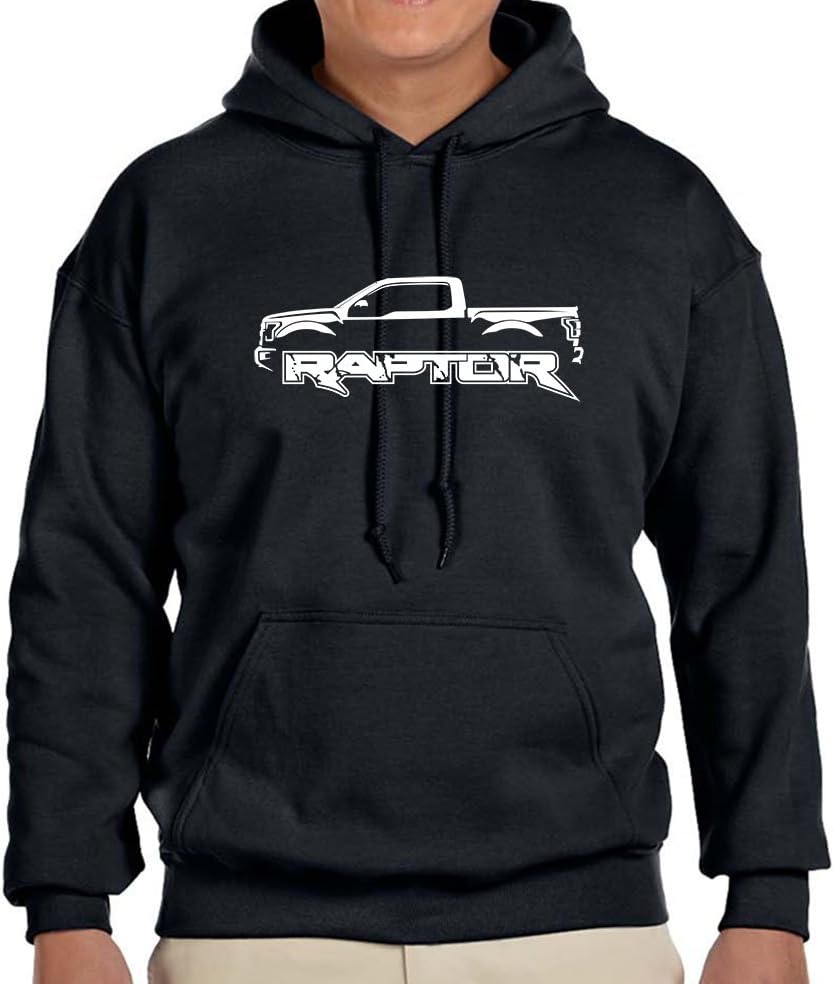 2017-20 Ford Raptor F150 Truck Classic Outline Design Hoodie Sweatshirt