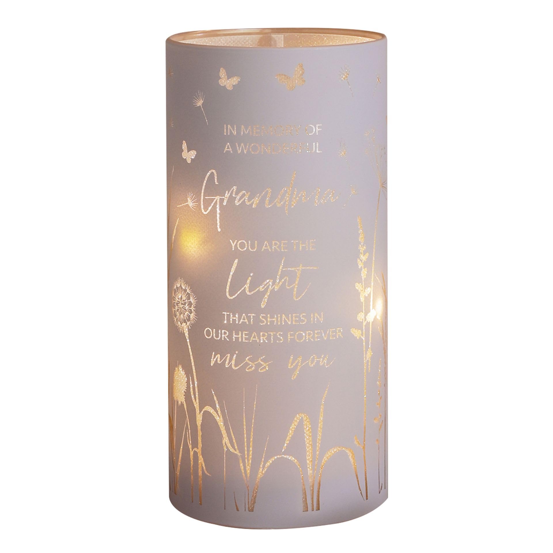 Widdop Thoughts of You LED Memorial Tube Light - Grandma - Commemorative Light Present Memory Sentimental Message