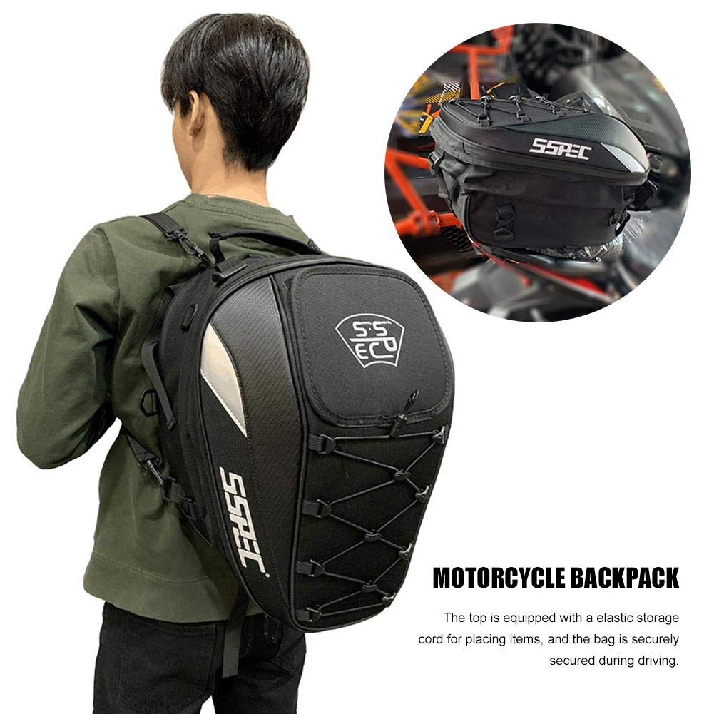 VOVI Expandable Thick Motorcycle Tail Bag Large Capacity