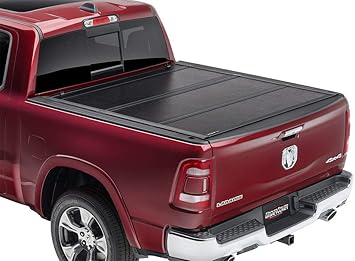 Amazon Com Undercover Ultra Flex Hard Folding Truck Bed Tonneau Cover Ux32008 Fits 2019 20 New Body Style Dodge Ram 1500 Does Not Fit With Multi Function Split Tailgate 5 7 Bed Automotive