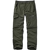 Mens Hiking Pants Convertible Lightweight Quick Dry Zip Off Fishing Safari Camping Travel boy Scout Pants