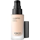 KIKO Milano Unlimited 24H Matte Foundation 1 NG, Long-Lasting Matt Liquid Foundation With Up To 24-Hour Hold