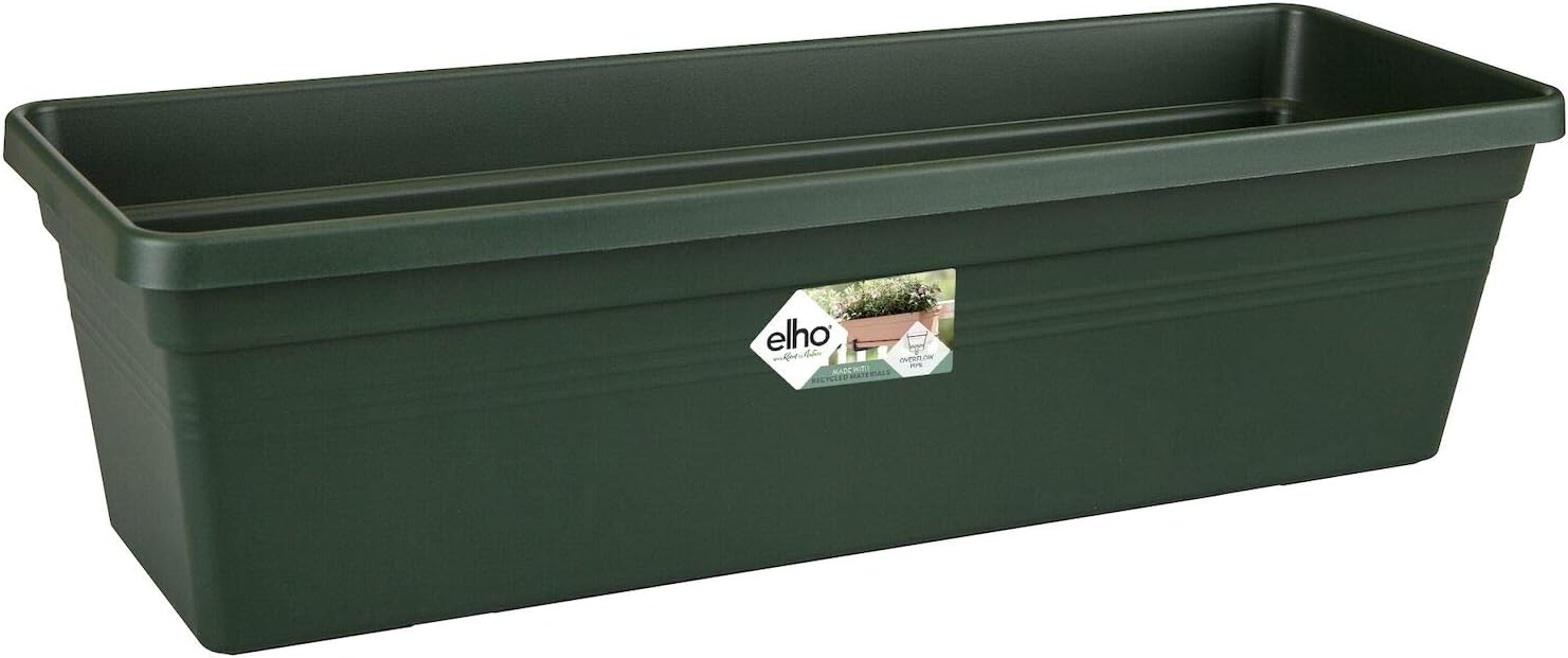 Elho Basics Trough Planter, Leaf Green, 80 cm Amazon.co.uk Garden