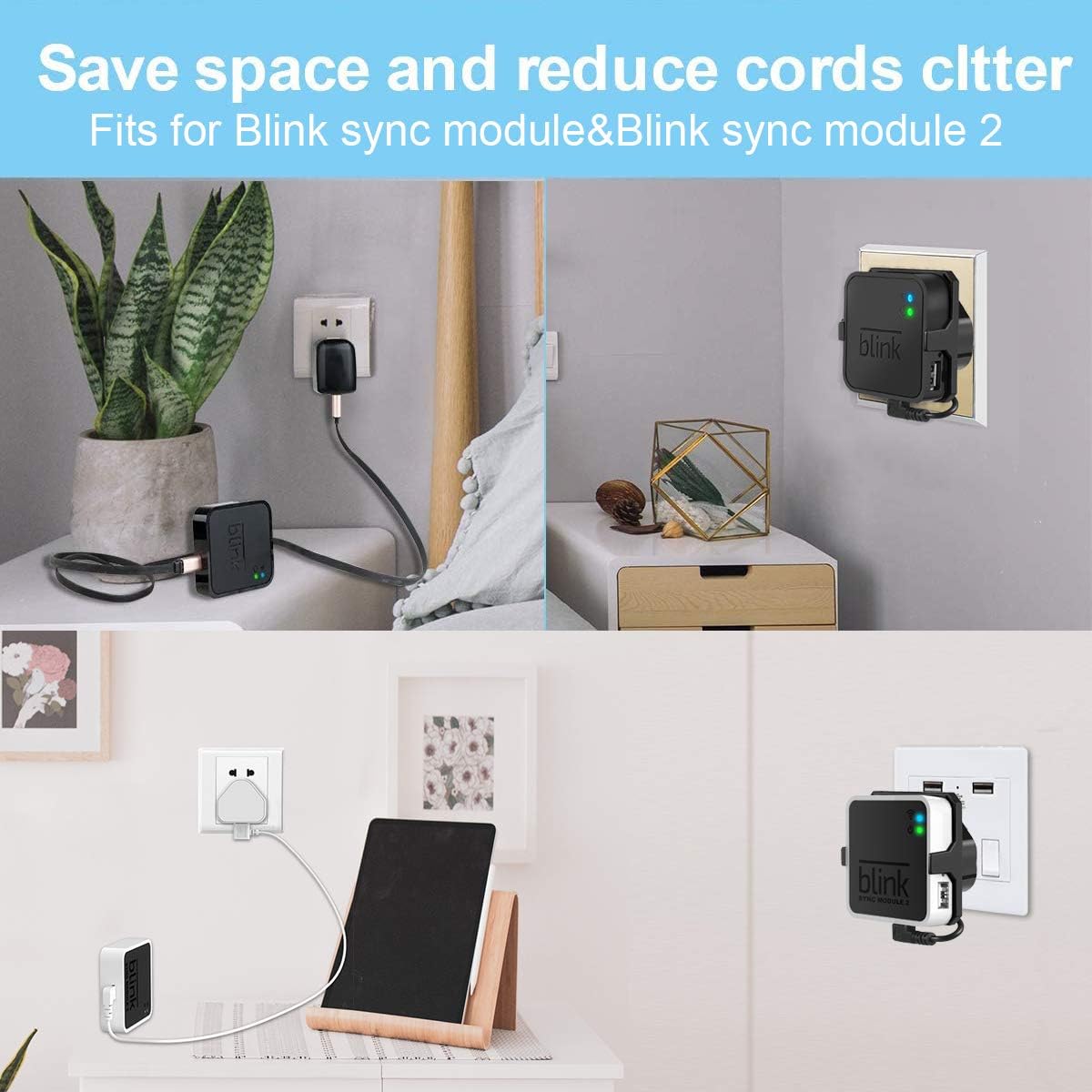 Outlet Wall Mount for Blink Sync Module 2 Blink Accessories for Blink