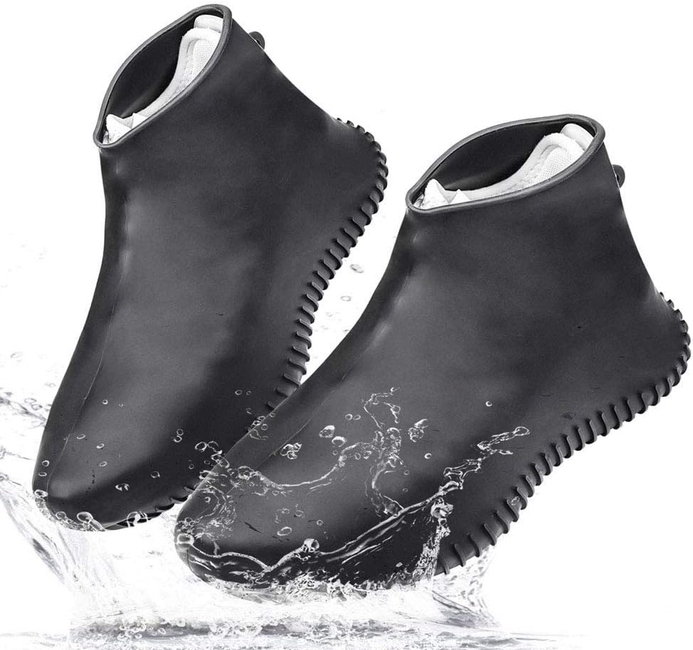 Rain Shoe Covers, Reusable Silicone Boot Shoe Covers