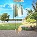 FGN Wind Chimes,Musical Wooden Wind Bell, 22” Amazing Grace Wind Chimes for Garden Outdoor Home Decor with Beautiful Sound,Golden