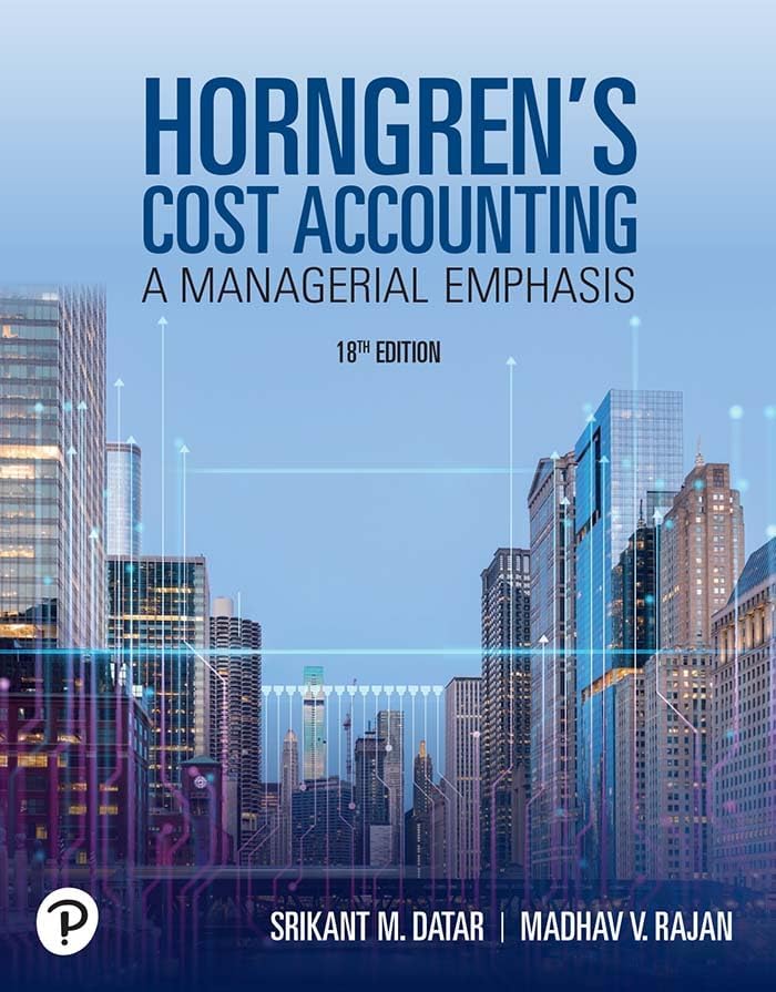 Amazon.com: Horngren's Cost Accounting eBook : Datar, Srikant