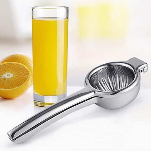 Manuelle Zitronenpresse Zitruspresse, Citrus Juicer Edelstahl, Single