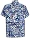 Men's Relaxed Fit Aloha Hawaiian Short Sleeves Button Down Tropcial Floral Shirt