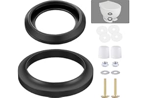 boeemi RV Toilet Seal Kit for Replacement Thetfords RV Toilet Parts- Ball Seal 34120 & Mounting Hardware Kit (Include Toilet Bolt Caps), Compatible with Aqua Magic Style Plus, Style II and Residence