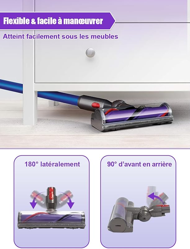 Brosse Compatible avec Aspirateur Dyson V7 V8 V10 V11 V15 — photo 5 sur 6