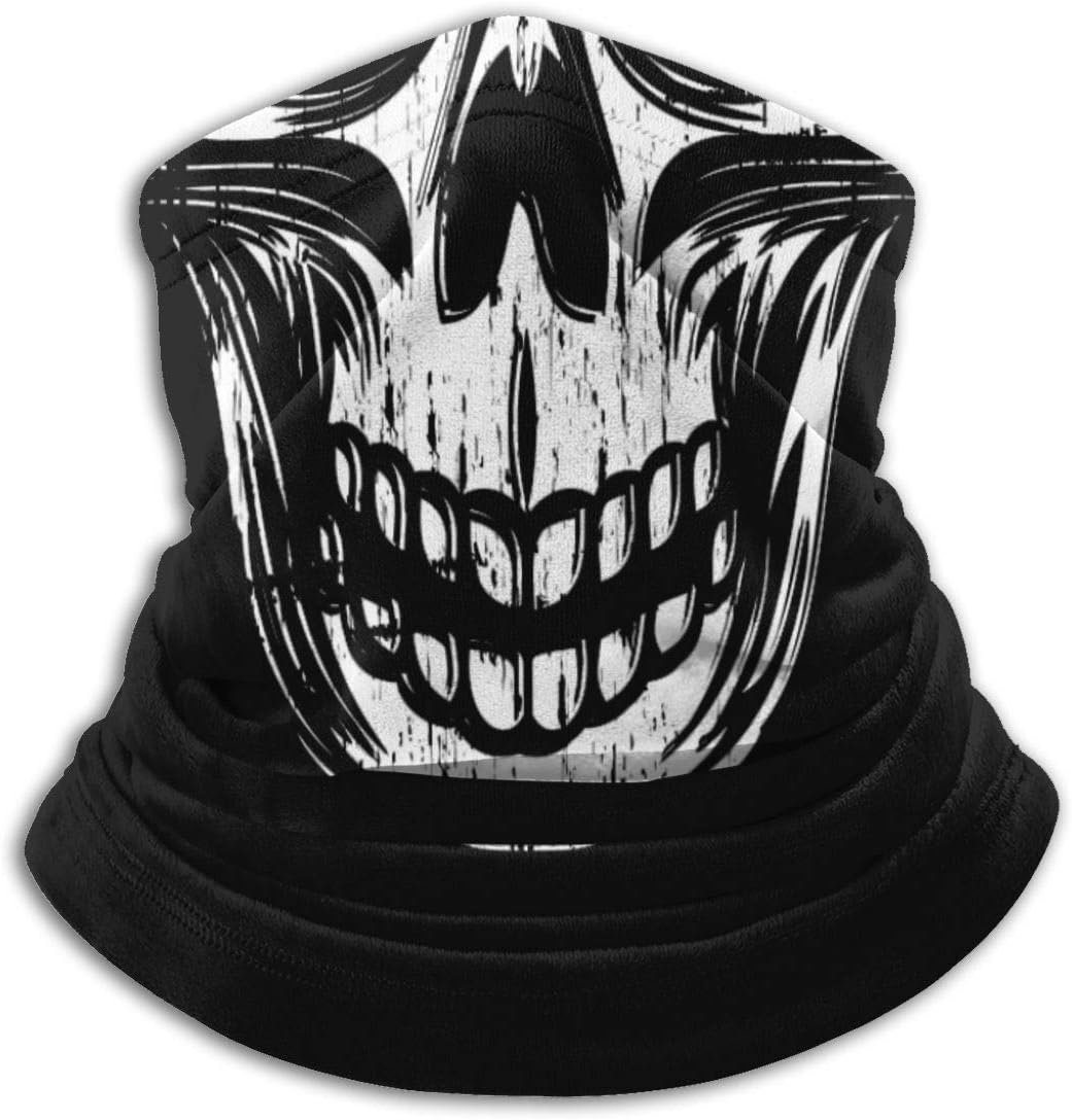 Bandana Neck Gaiter Dust Face Mask Grunge Demon Face Wind UV Sun Mask Headwear for Men Women Motorcycle Fishing Hunting Outdoor